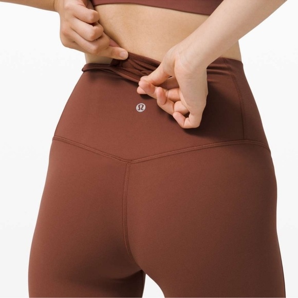 Lululemon Athletica Key Hole Unlimited High Rise Crop Legging - Picture 3 of 7